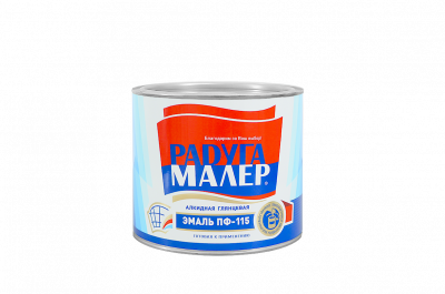 Эмаль ПФ-115 РАДУГАМАЛЕР салатная 0,9кг