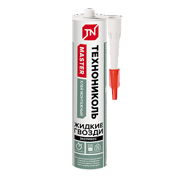 Клей акриловый ТЕХНОНИКОЛЬ MASTER Экспресс Декор, белый 280 мл