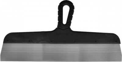 Шпатель с черной ручкой нержавеющая сталь 450мм DECOR