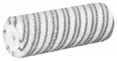 Валик 18 см полиэстер, серые полосы, ворс 12мм, d 48 Колор Эксперт