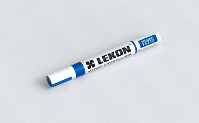 Маркер LEKON Standart с нитроэмалью 4 мм цвет синий