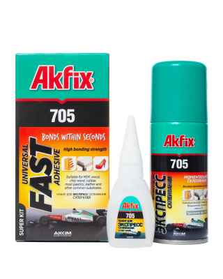 Набор для склеивания Akfix 705 (В 25г+100мл)