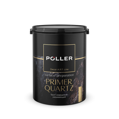 Грунт кварцевый укрывающий PRIMER QUARTZ Poller A.R.T. белый 4л