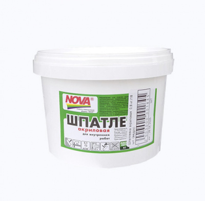 Шпатлевка акриловая NOVA 0,8 кг