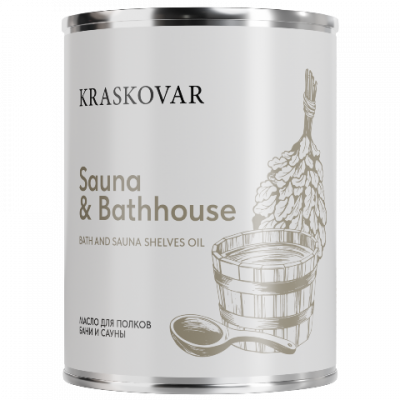Масло Kraskovar Sauna & Bathhause для полков бани и сауны бесцветное 0,75л