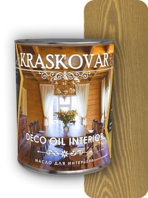 Масло для интерьера Kraskovar Deco Oil Interior тоскана 0,75л