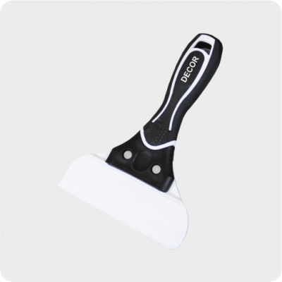 Шпатель фуговальный 126мм, 2 компонентная ручка DECOR Б.В.