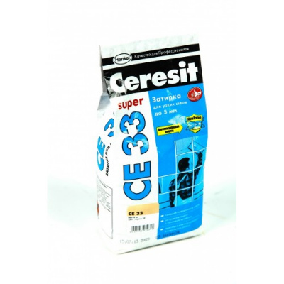 Затирка CE 33 S Церезит №28 персик 2-5мм 2кг (6)