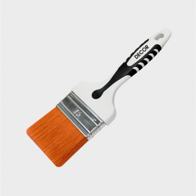Кисть плоская 75х15мм деликатная, ультрамягкий синтетический ворс DECOR B.W.