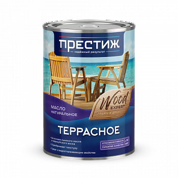 Масло террасное натуральное Престиж каштан 0,9л
