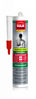 Герметик силиконовый санитарный SILA TITANA прозрачный 260мл