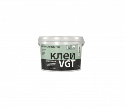 Клей акриловый VGT для ПВХ (LVT) плитки 3кг