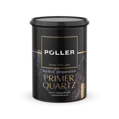 Грунт кварцевый укрывающий PRIMER QUARTZ Poller A.R.T. белый 0,8л