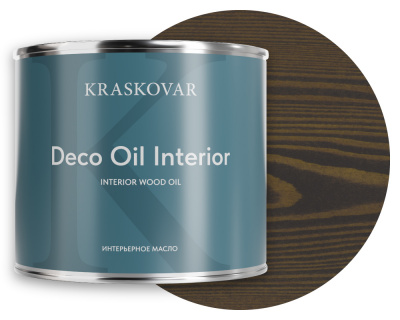 Масло для интерьера Kraskovar Deco Oil Interior графит 2,2л