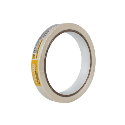 Лента малярная клейкая на крепированной бумаге, 18мм х 20м KORVUS