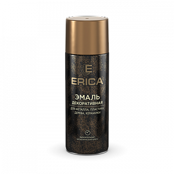Аэрозольная эмаль декоративная Erica бронза 520мл