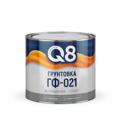 Грунтовка ФОРМУЛА Q8 ГФ-021 красно-коричневая 1,9кг