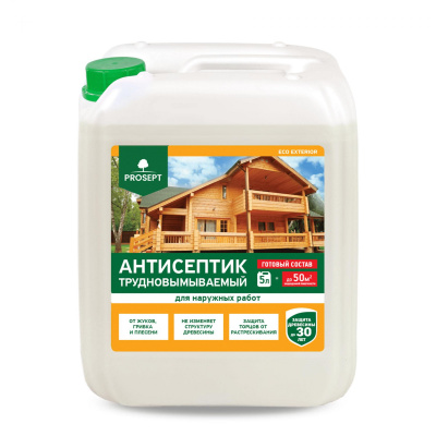 Антисептик PPOSEPT ECO EXTERIOR для наружных работ, готовый состав, 5л
