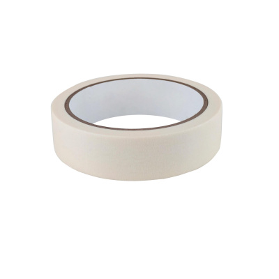 Лента малярная клейкая на крепированной бумаге, 25мм х 20м "KORVUS"