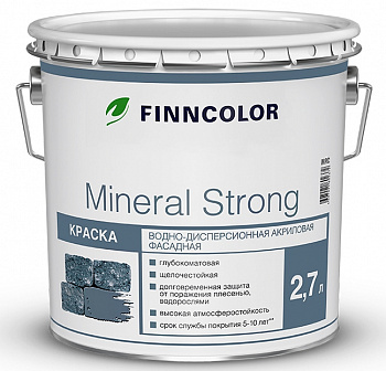Краска Финколор Минерал Стронг база MRA фасадная 2,7л