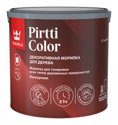 Морилка TIKKURILA PIRTTI COLOR база EP 2,7л