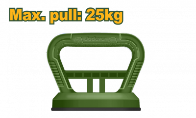 Вакуумная присоска для плитки и стекла D115мм, максимальная тяга 25кг JADEVER