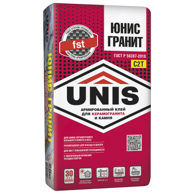 Клей плиточный Юнис Гранит 25кг