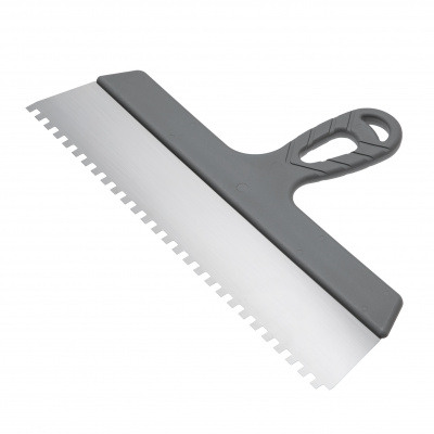 Шпатель зубчатый Эксперт 350мм, 6х6мм, нержавеющая сталь