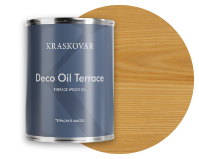 Масло для террас Kraskovar Deco Oil Terrace бесцветный 0,75л