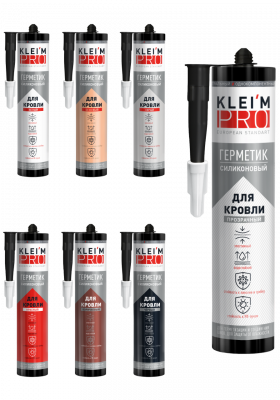 Герметик силиконовый для кровли KLEI`MPRO белый 280мл