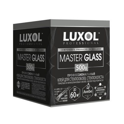 Клей обойный «LUXOL MASTER GLASS» (Professional) 500 г, коробка