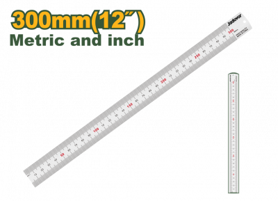 Линейка 300мм стальная JADEVER