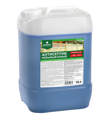 Антисептик PROSEPT ECO ULTRA невымываемый для ответственных конструкций готовый состав, 10л