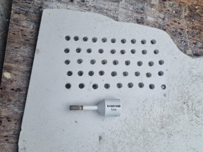 Коронка алмазная по керамограниту для УШМ 6мм "Hardcore"