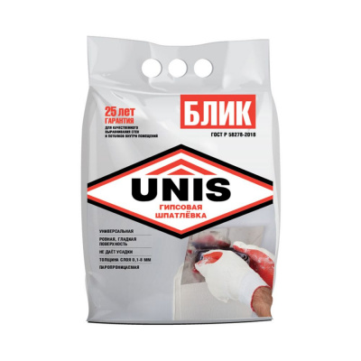 Шпатлевка гипсовая Юнис Блик 5кг