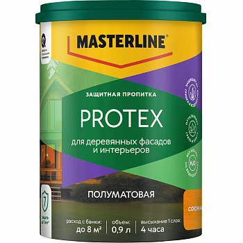Пропитка защитная Masterline Protex сосна 0,9л