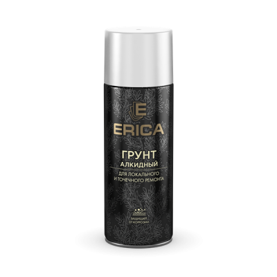 Аэрозольный грунт алкидный Erica белый 520мл
