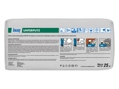 Штукатурка цементная Кнауф Унтерпутц 25кг (48)