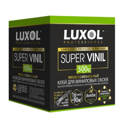 Клей обойный «LUXOL SUPER VINIL» (Professional) 300 г, коробка