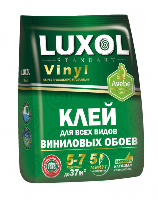 Клей обойный «LUXOL винил» (Standart) 180 г, пакет