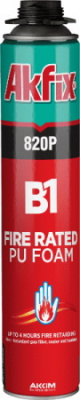 Пена профессиональная Akfix 820Р В1 противопожарная 850гр