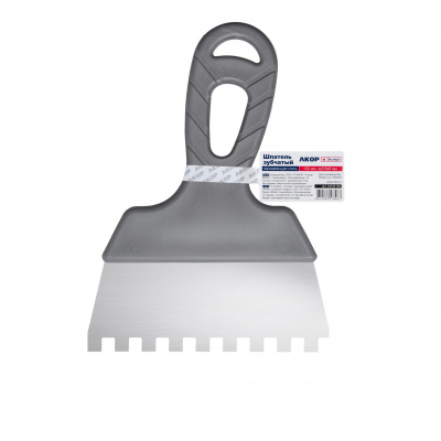 Шпатель зубчатый Эксперт 150мм, 8х8мм, нержавеющая сталь