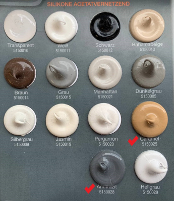 Герметик силиконовый 101Е KIM TEC карамель 310мл