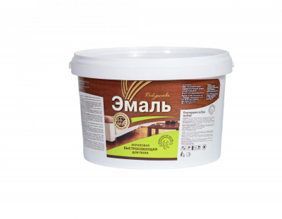 Эмаль для пола акриловая быстросохнущая РАДУГАМАЛЕР желто-коричневая 1,9л