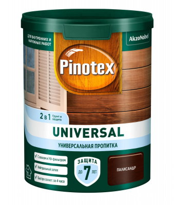 Пропитка PINOTEX-UNIVERSAL 2 в 1 Палисандр 0,9л.