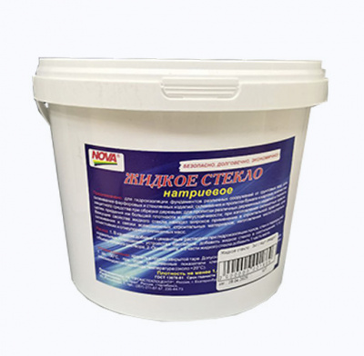 Клей жидкое стекло NOVA 3,0кг