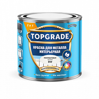 Краска 2 в 1 Topgrade интерьерная база BW 0,5л
