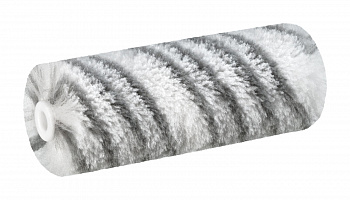 Валик 10 см полиэстер, серые полосы, d 15мм, ворс 12мм Колор Эксперт