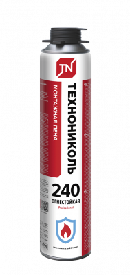 Пена монтажная профессиональная огнестойкая ТЕХНОНИКОЛЬ 240