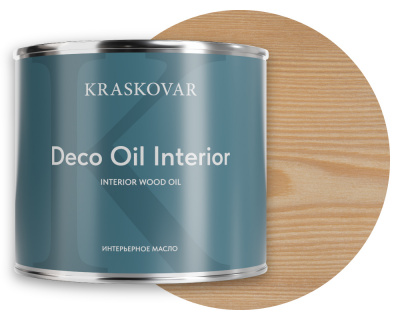 Масло для интерьера Kraskovar Deco Oil Interior белый 2,2л
